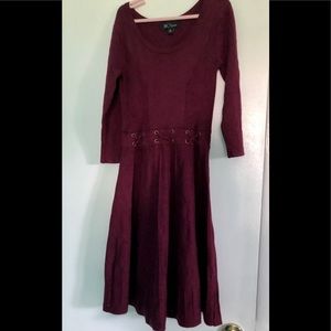 BCX - Juniors Fit and Flare Sweater dress - XS